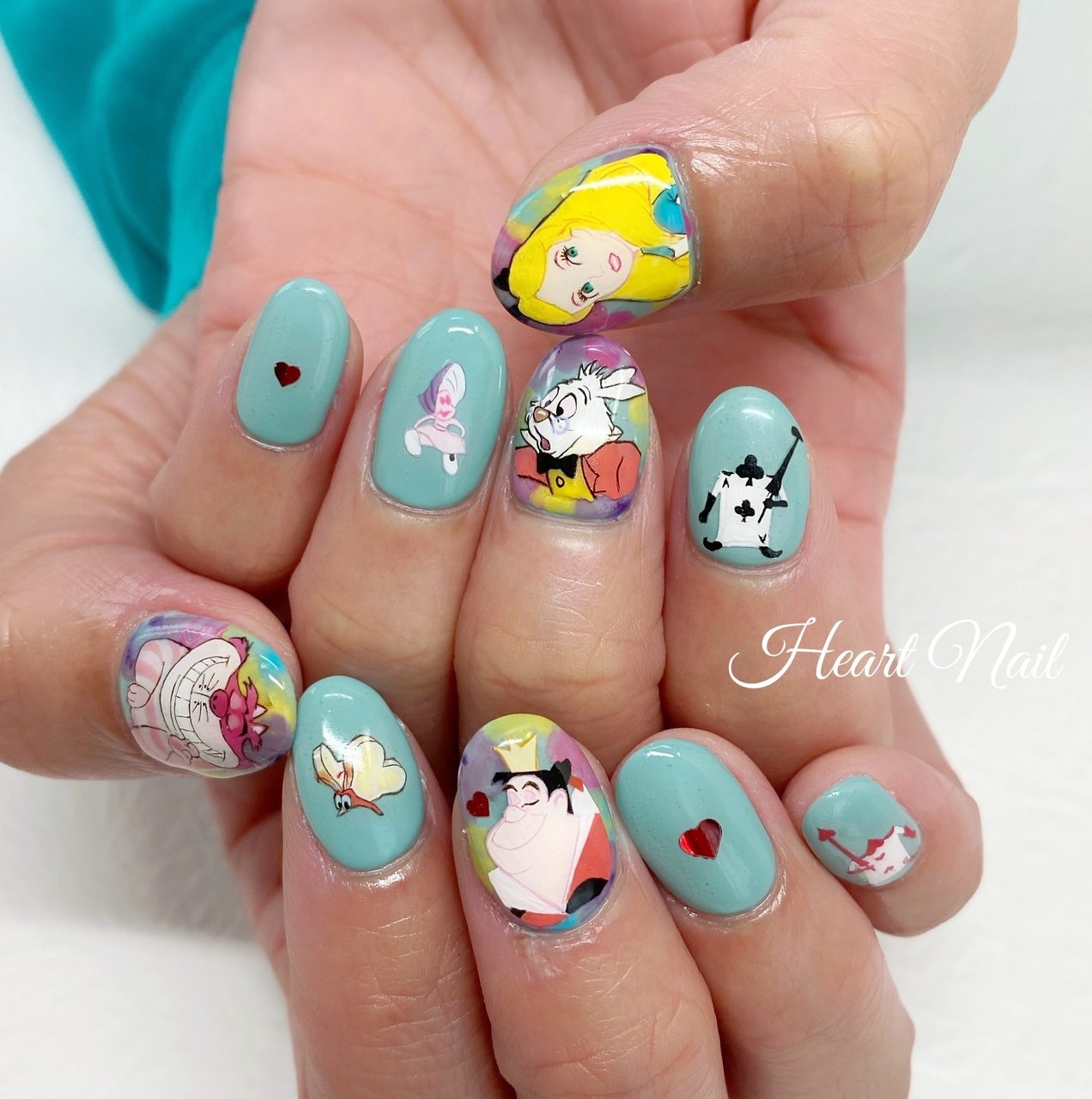 オールシーズン デート 女子会 ハンド 痛ネイル Heart Nailのネイルデザイン No ネイルブック