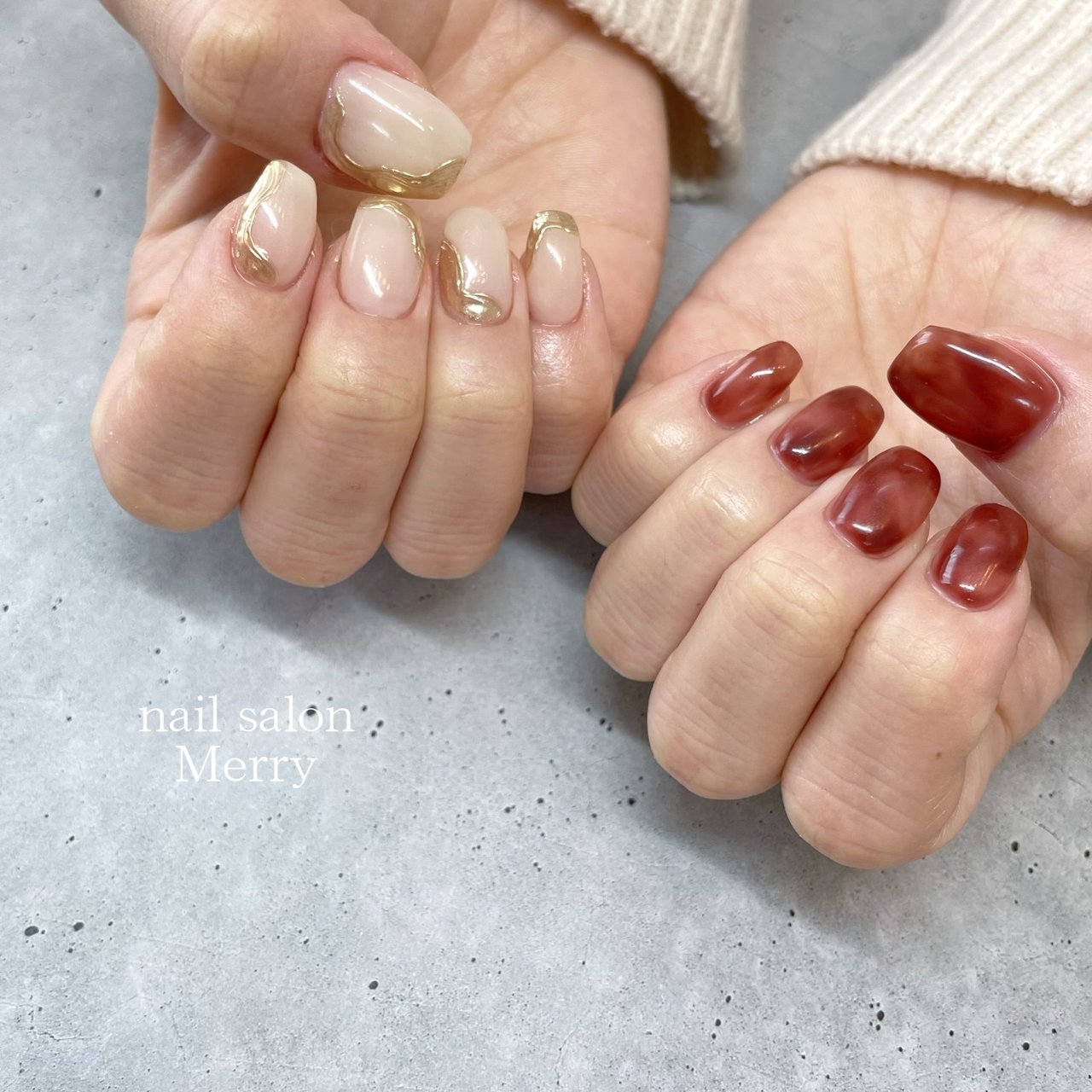 春 夏 秋 オフィス ハンド Nail Salon Merry メリー のネイルデザイン No ネイルブック