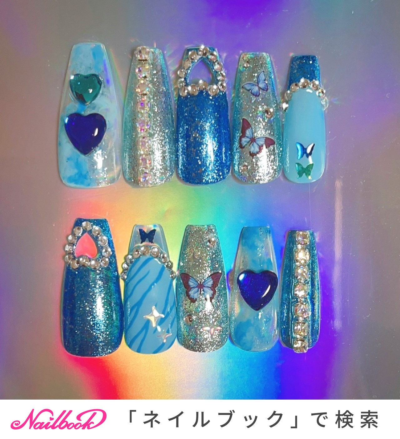 マーブルネイル ネイルチップ（つけ爪） yuki-nail Bridal 通販