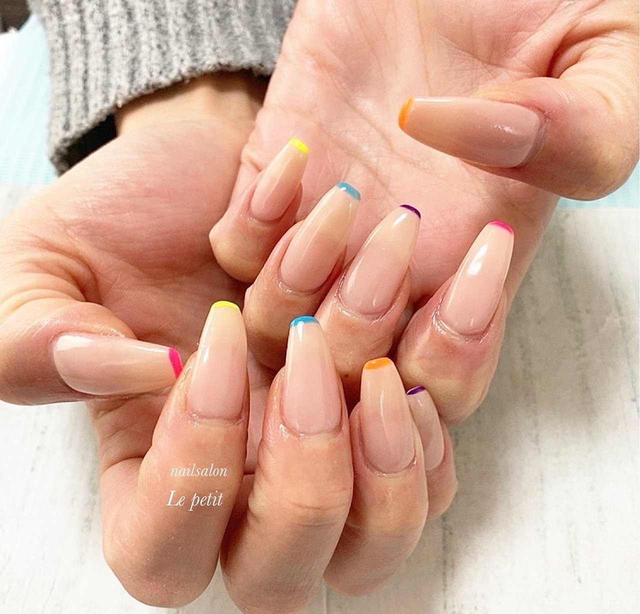 春 夏 デート 女子会 ハンド Nailslon Le Petitのネイルデザイン No ネイルブック