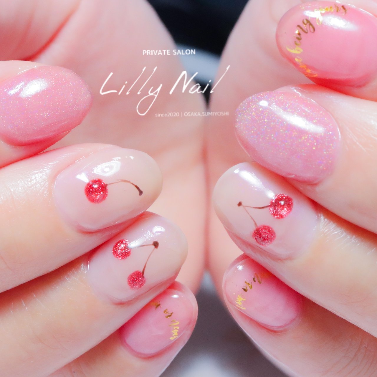 春 夏 オフィス 女子会 ハンド 大阪市住吉区フィルイン専門ネイルサロン Lillynail リリーネイル にしもりさきのネイル デザイン No ネイルブック