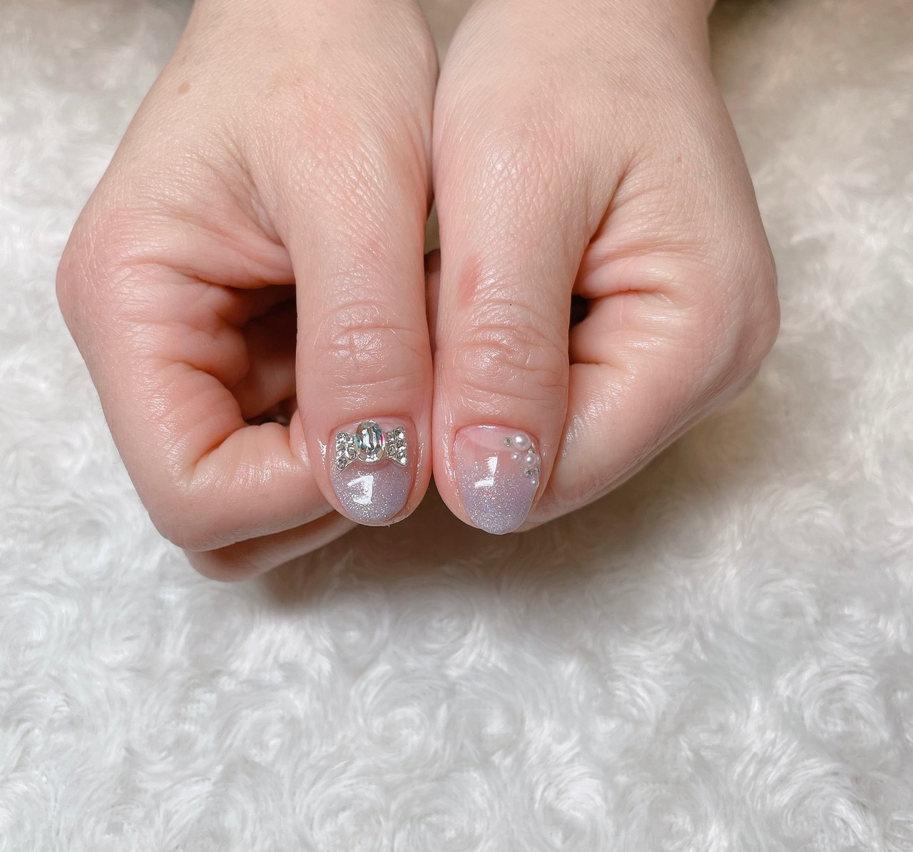 春 ハンド グラデーション ラメ ジェルネイル 𝚈 𝚜𝙽𝙰𝙸𝙻のネイルデザイン No ネイルブック