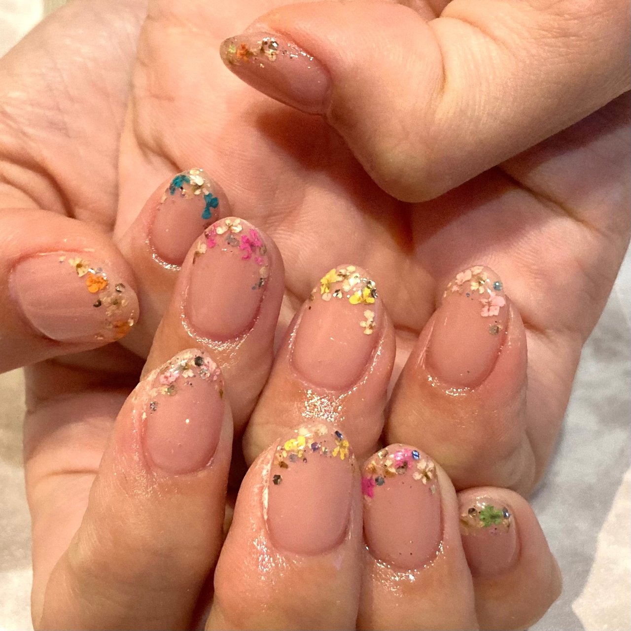 春 オールシーズン オフィス ハンド シンプル Lily Nailのネイルデザイン No ネイルブック