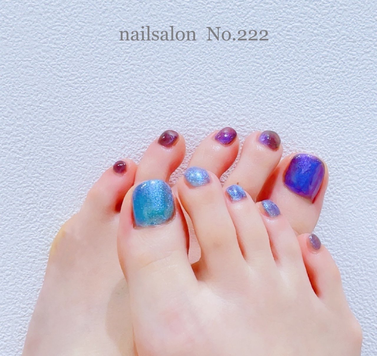 春 夏 オールシーズン フット シンプル Nailsalon No 222のネイルデザイン No ネイルブック