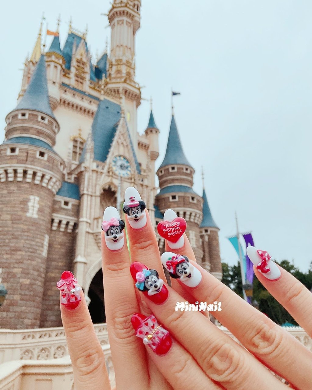 商品説明必読!!レトロミニー☆ネイルパーツ プリンセス🐭💗, セレクト4