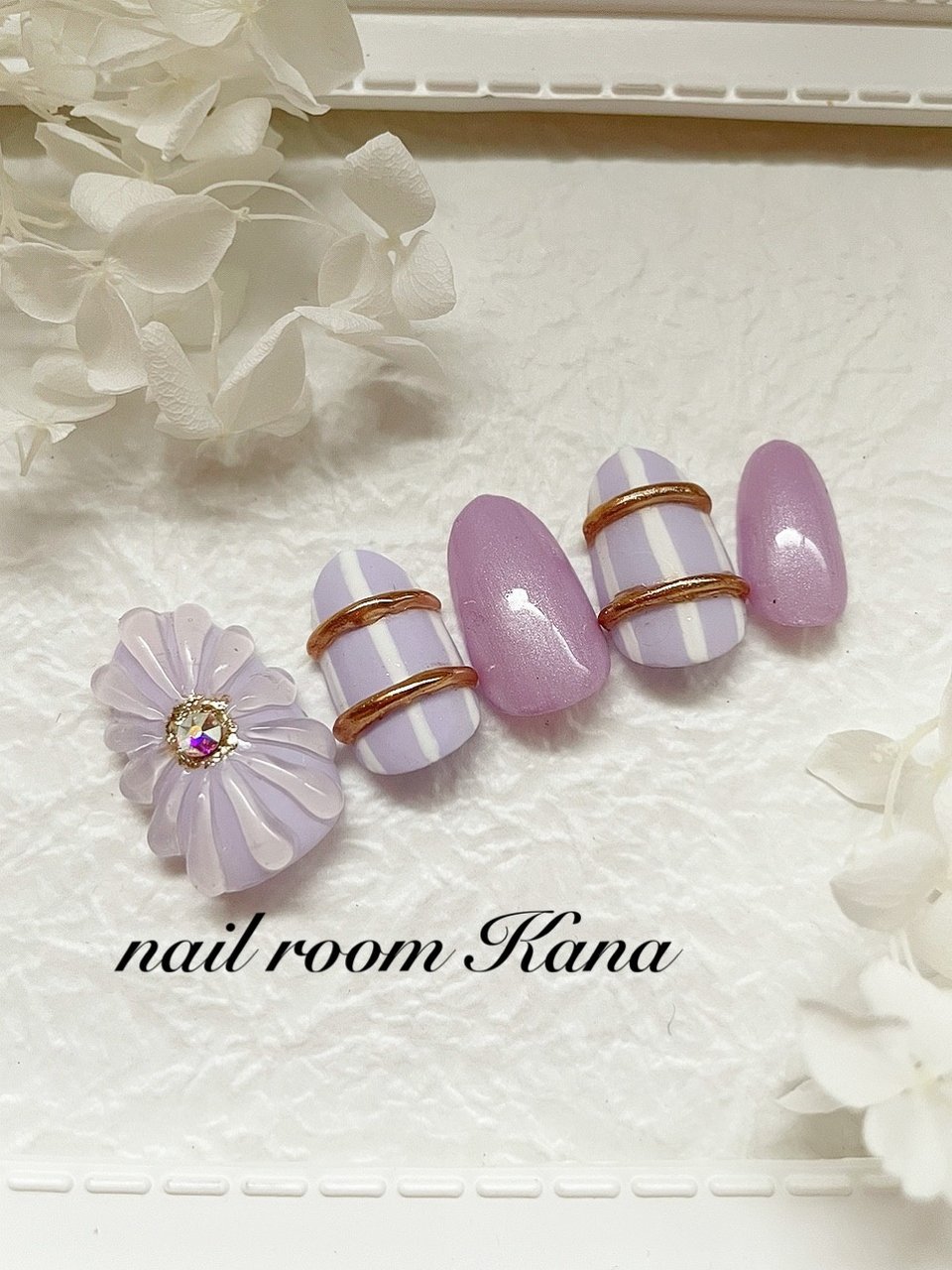 春 ハンド ワンカラー フラワー チェック Nail Room Kanaのネイルデザイン No ネイルブック