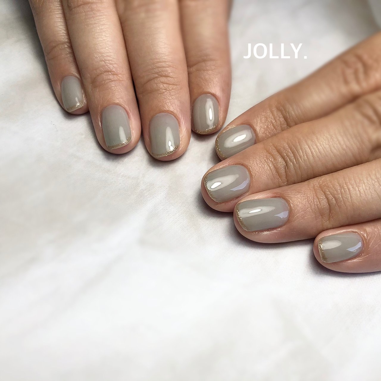 オールシーズン ハンド シンプル 水色 ジェルネイル Jolly By Chatieのネイルデザイン No ネイルブック