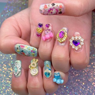 チェシャ猫のネイルデザイン ネイルブック