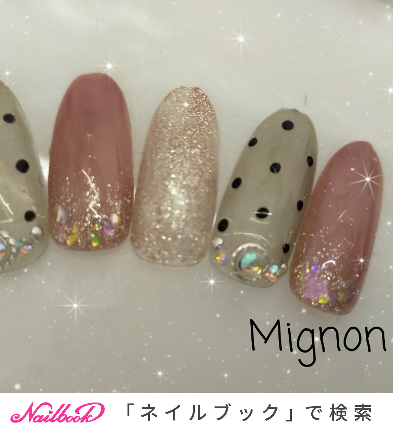 丸カンアートのネイルデザイン ネイルブック
