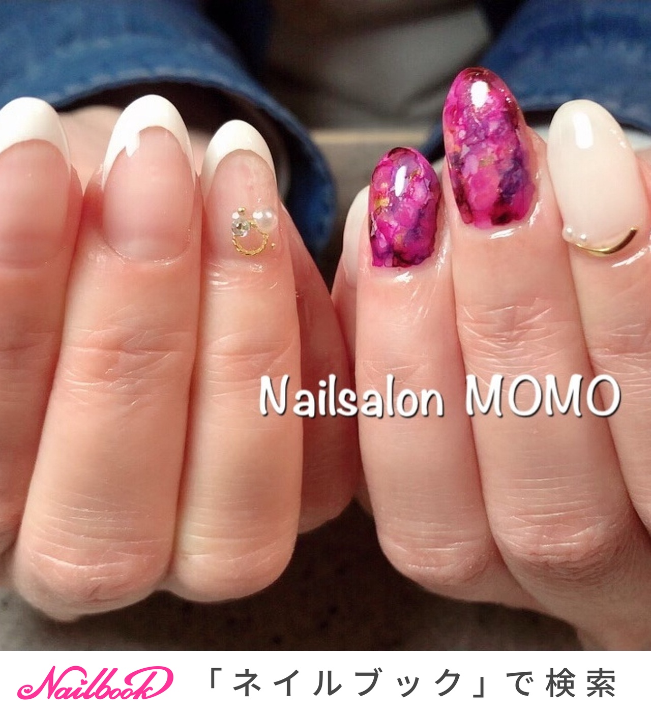 春 夏 入学式 女子会 ハンド Nailsalonmomoのネイルデザイン No ネイルブック