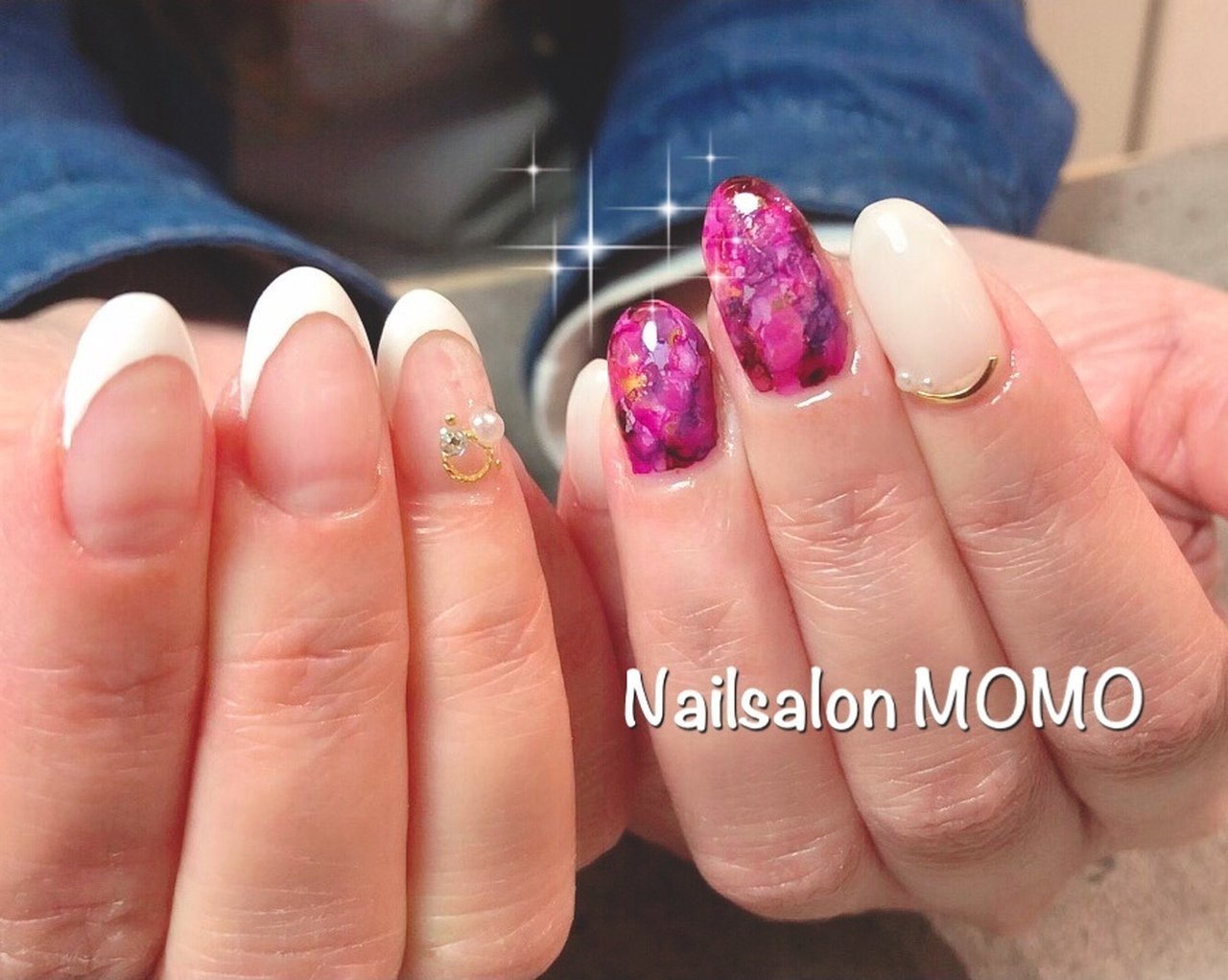 春 夏 入学式 女子会 ハンド Nailsalonmomoのネイルデザイン No ネイルブック
