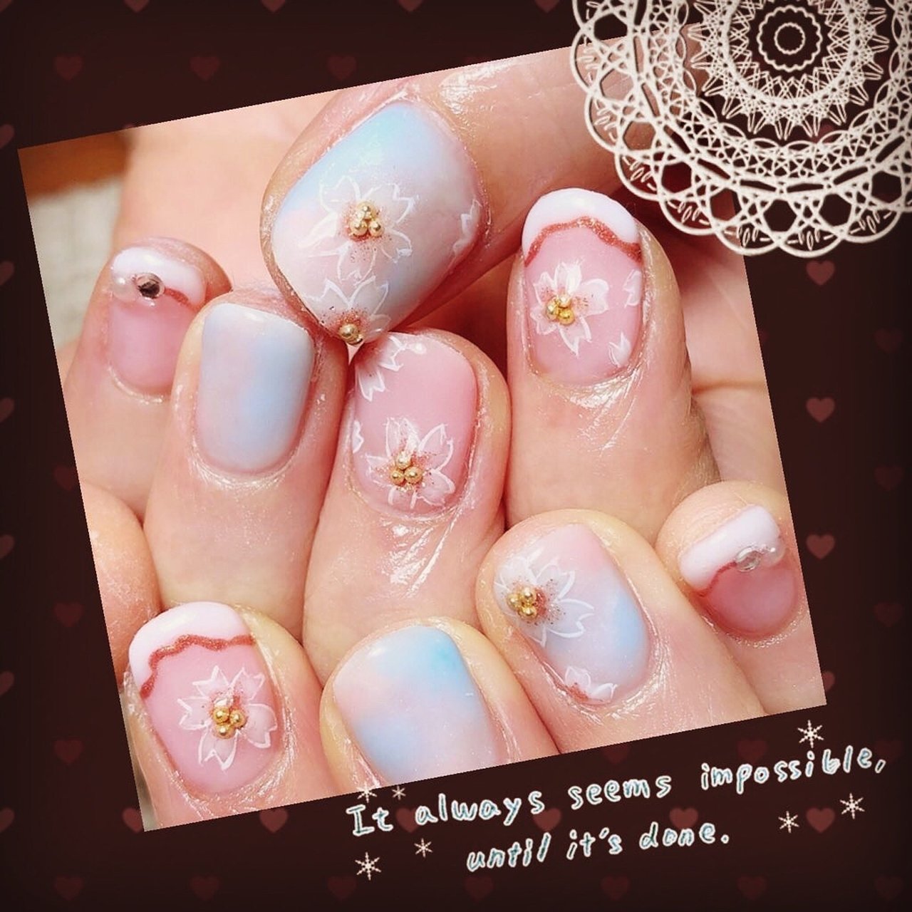 春 卒業式 入学式 女子会 ハンド Mioumodeのネイルデザイン No ネイルブック