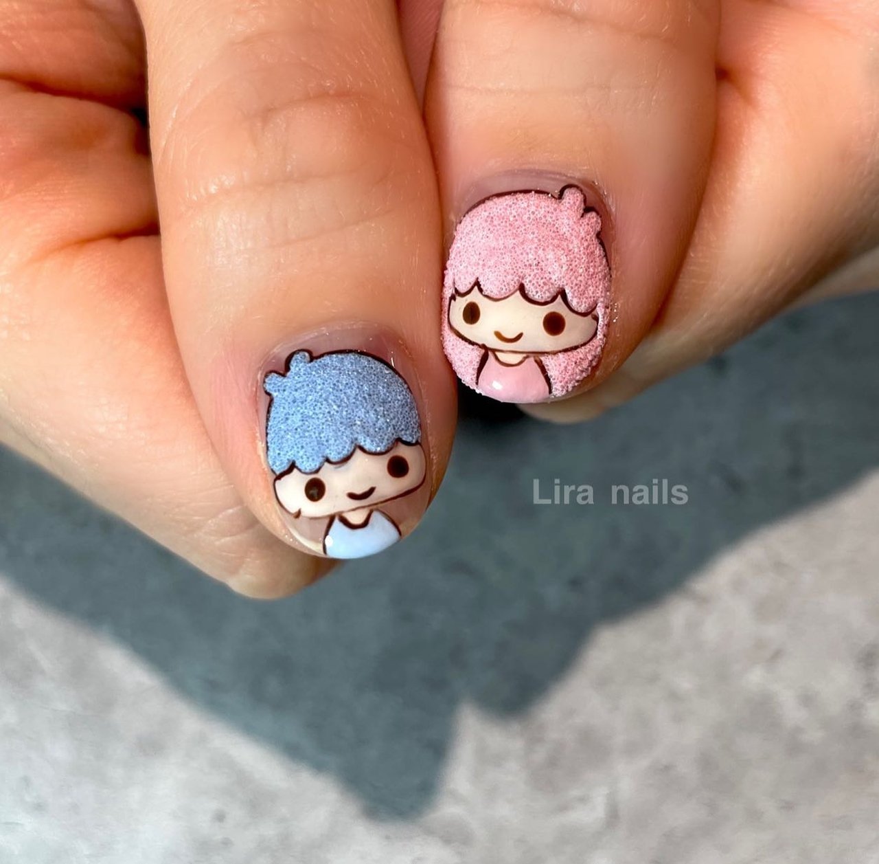 春 オールシーズン ハンド シンプル キャラクター Lira Nailsのネイルデザイン No ネイルブック