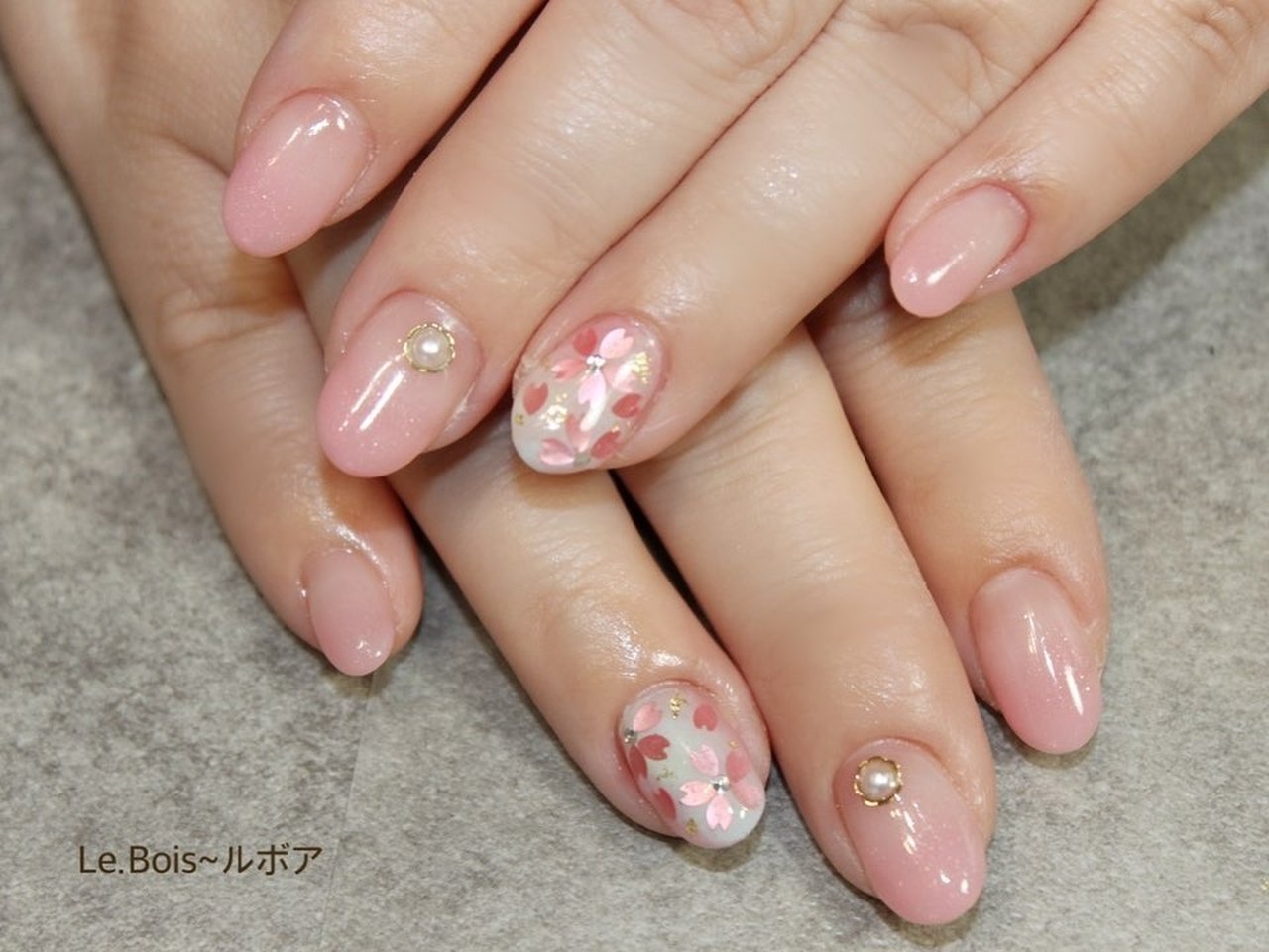 春 ハンド グラデーション ワンカラー フラワー Koroakeのネイルデザイン No ネイルブック