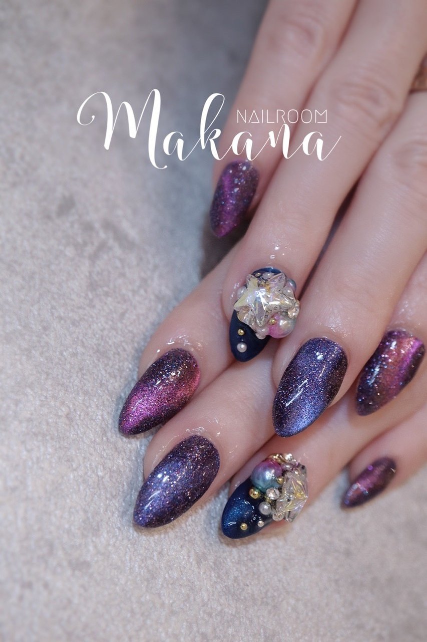 オールシーズン 七夕 パーティー 女子会 シンプル 青葉台ネイルサロン ネイルルームマカナnailroommakana のネイル デザイン No ネイルブック