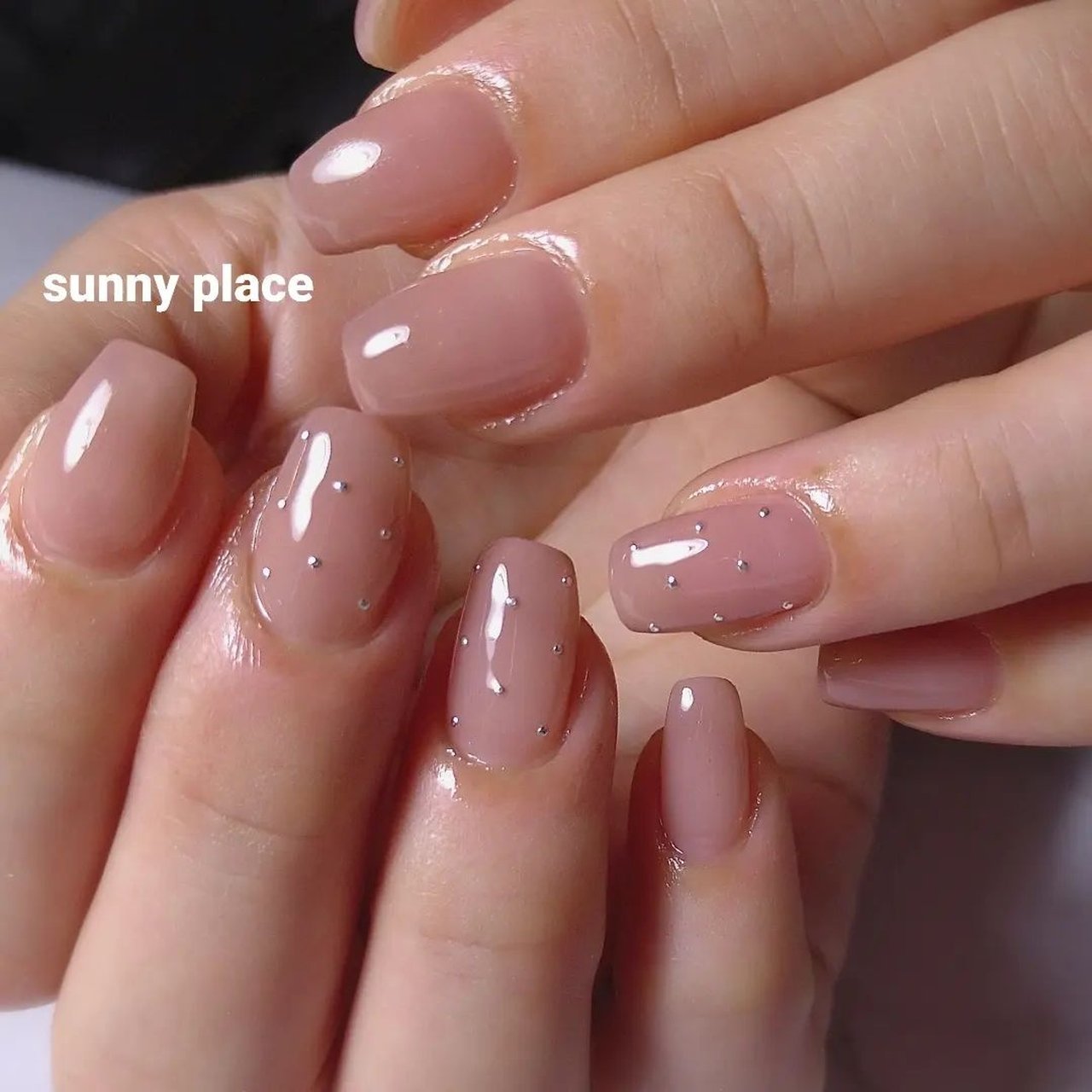 オールシーズン オフィス ブライダル ハンド ワンカラー 入間市 Sunnyplace Nailのネイルデザイン No ネイル ブック