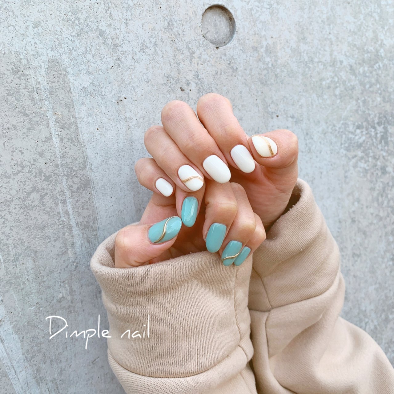 春 夏 オールシーズン ハンド Dimple Nailのネイルデザイン No ネイルブック