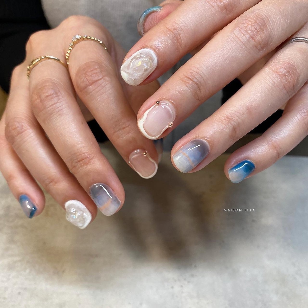 020】ネイルチップ ニュアンスネイル シンプルネイル ネイルチップ