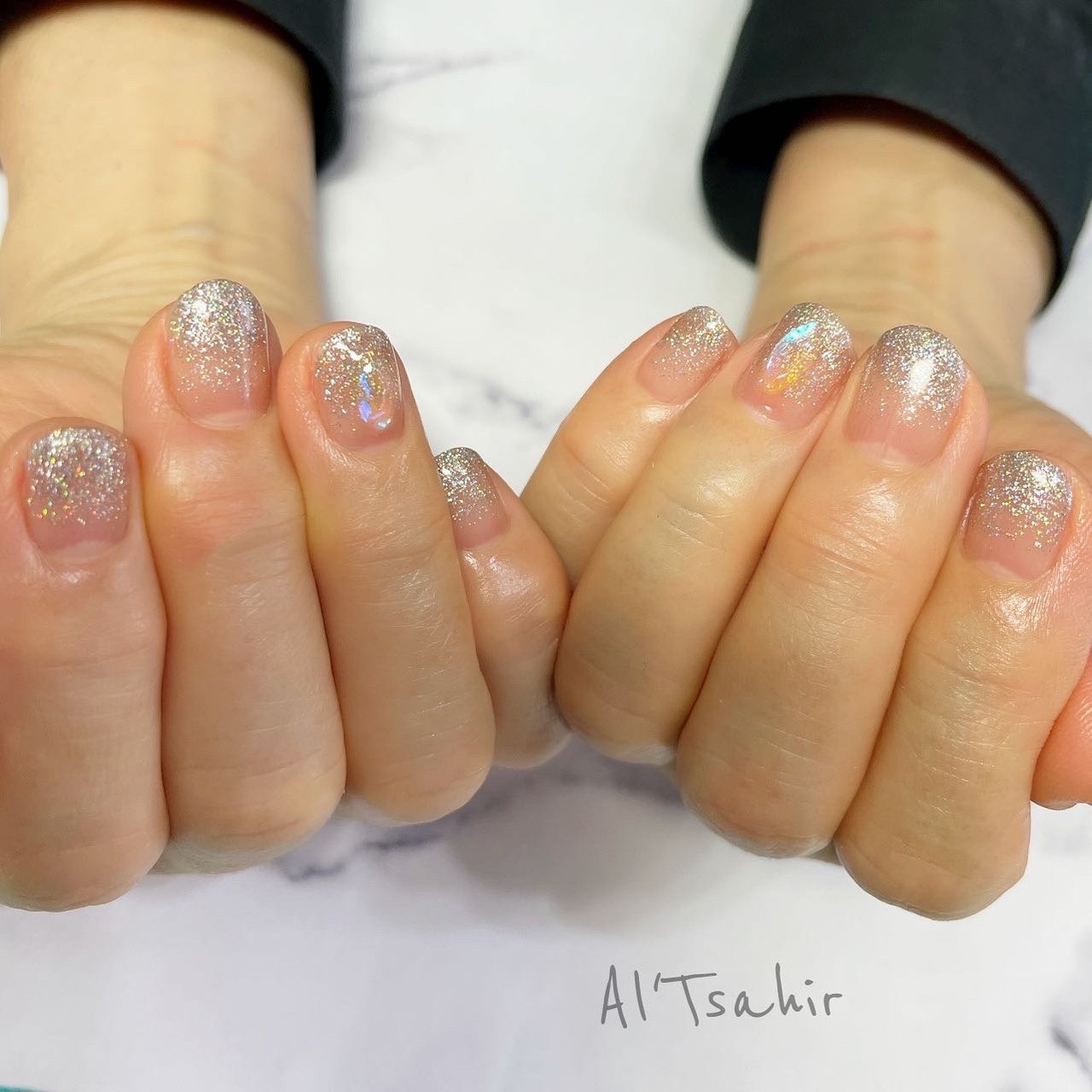 春 オールシーズン ハンド ビジュー ラメ Noriko アルツァヒールのネイルデザイン No ネイルブック