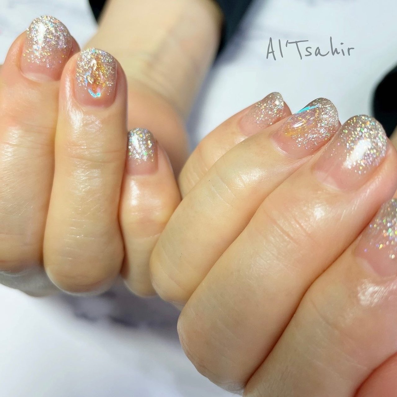 春 オールシーズン ハンド ビジュー ラメ Noriko アルツァヒールのネイルデザイン No ネイルブック