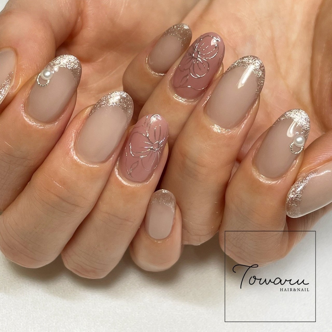 春 夏 秋 冬 ハンド Nailsalon Towaruのネイルデザイン No ネイルブック