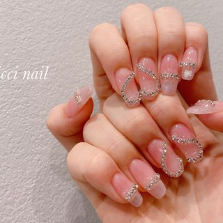 シンプル スカルプチュアのネイルデザイン ネイルブック