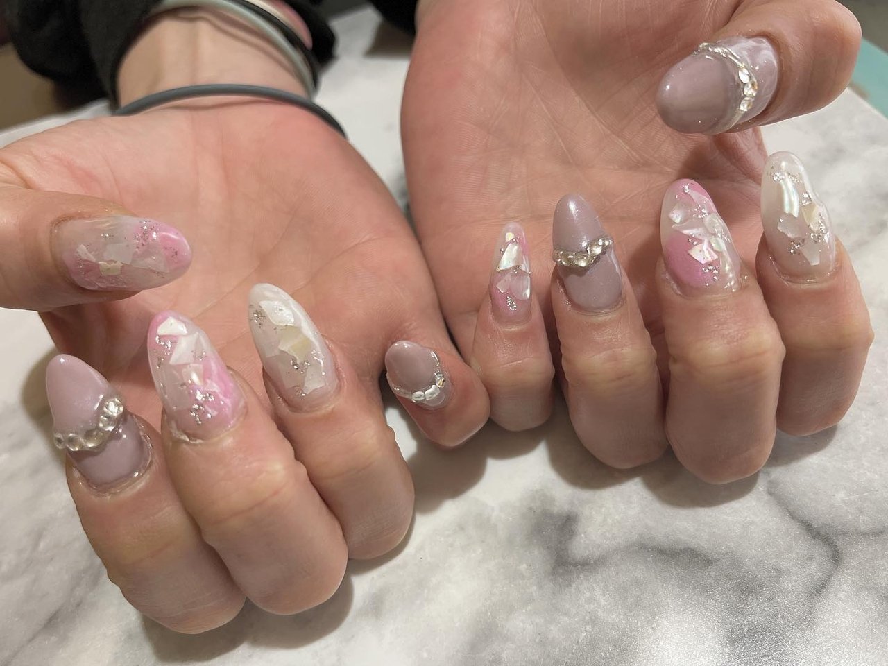 春 ミディアム ジェルネイル お客様 Reiko Takeuchiのネイルデザイン No ネイルブック