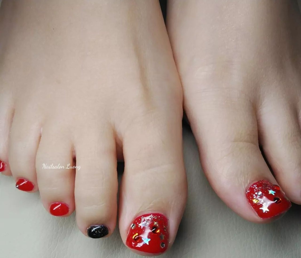 冬 オールシーズン デート 女子会 フット Nailsalon Luongのネイルデザイン No ネイルブック