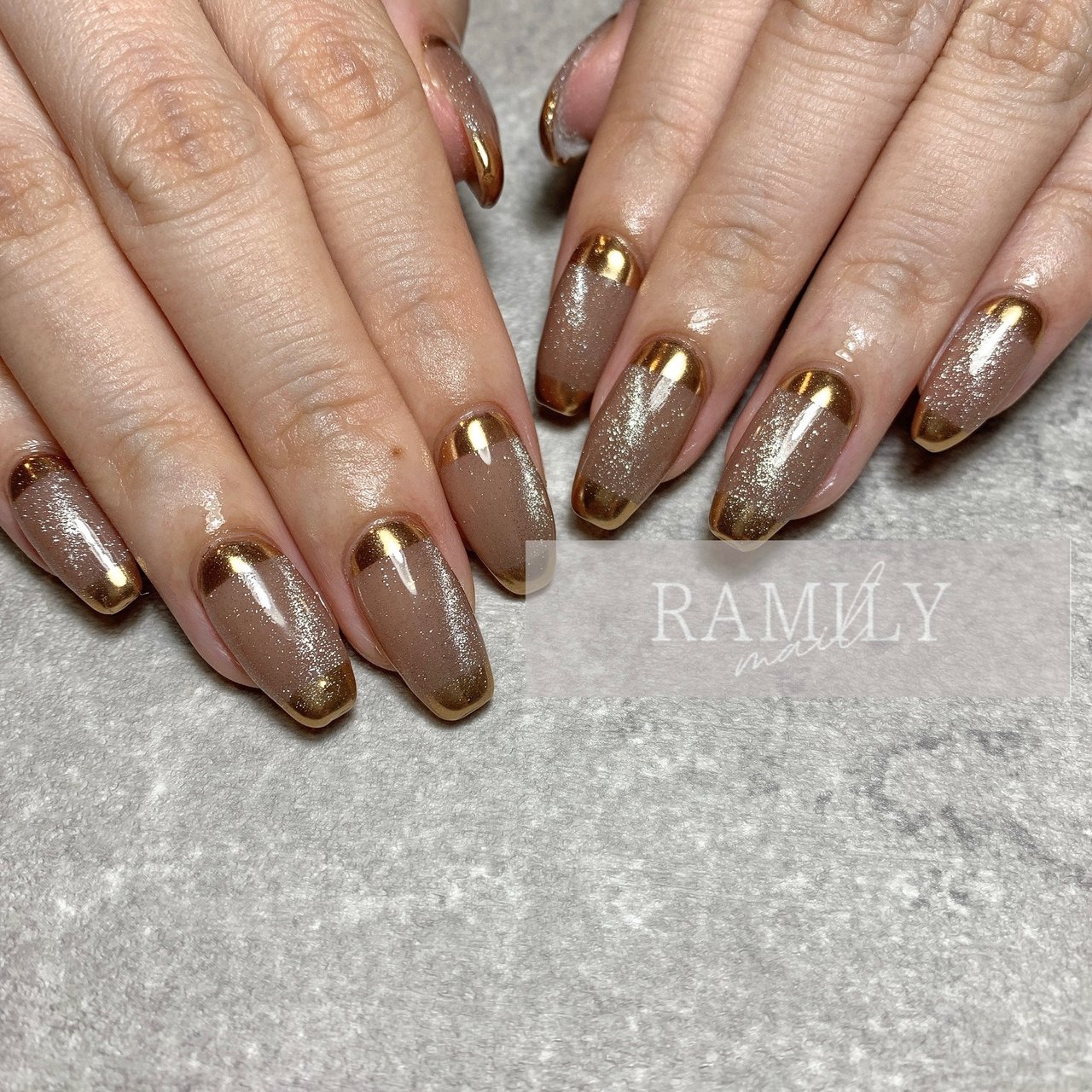 春/冬/オフィス/デート/ハンド - makiのネイルデザイン[No.7160772  