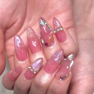 W4.5 外 マグネット コーラルピンクリボン ☆オーダーサイズ
