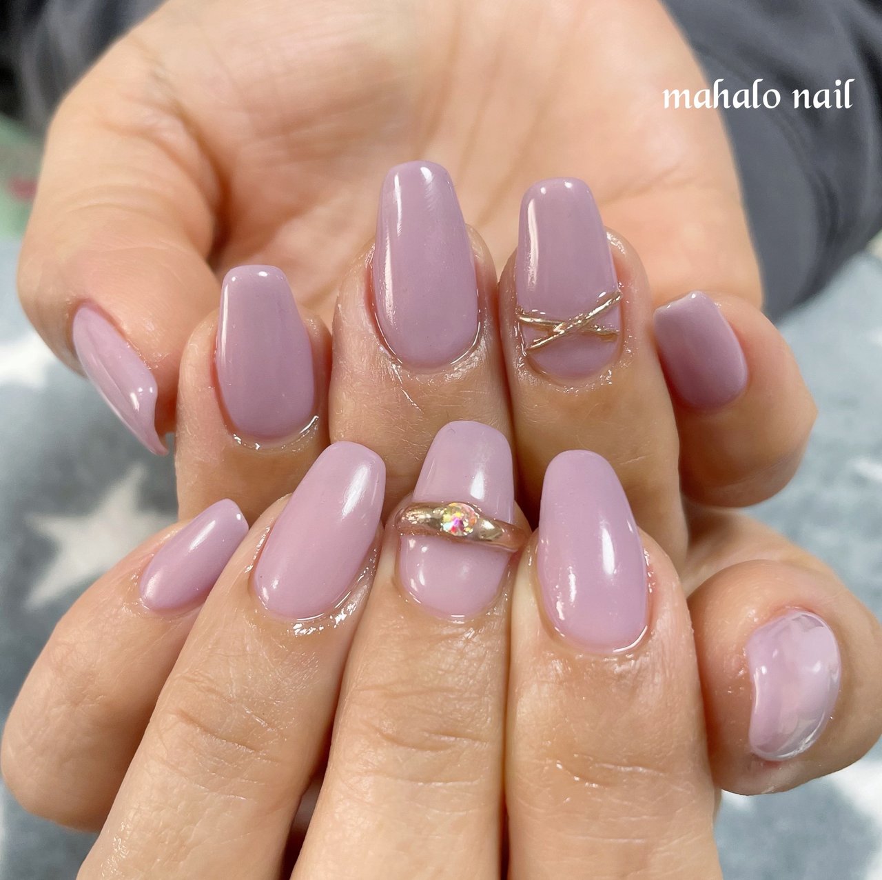 ピンク パープル Mahalo Nailのネイルデザイン No ネイルブック