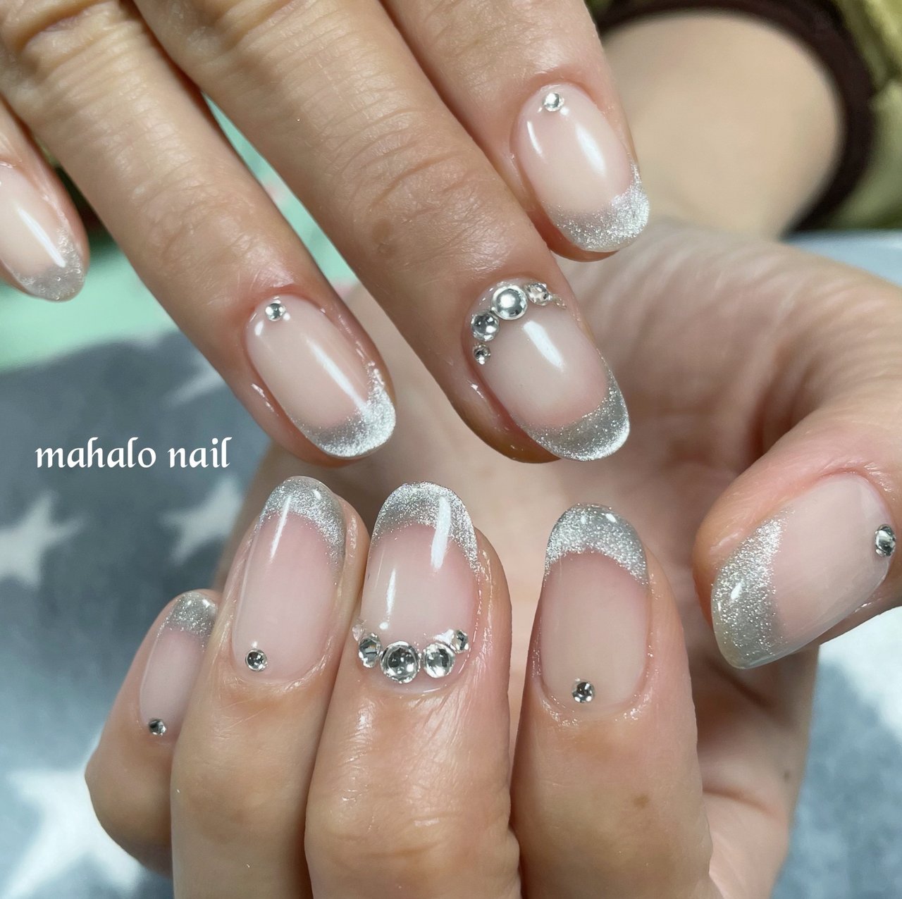 クリア シルバー Mahalo Nailのネイルデザイン No ネイルブック