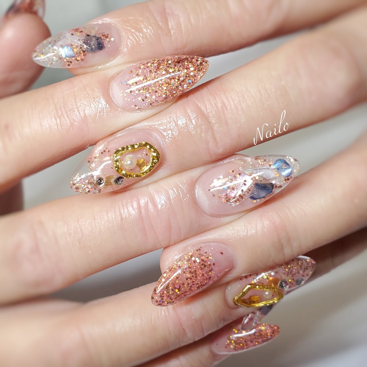 夏 お正月 海 クリスマス グラデーション Nailsalon Nailoのネイルデザイン No ネイルブック