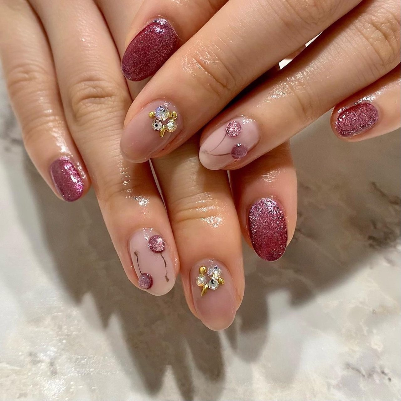 春 オールシーズン デート 女子会 ハンド Nails By Kyokoのネイルデザイン No ネイルブック