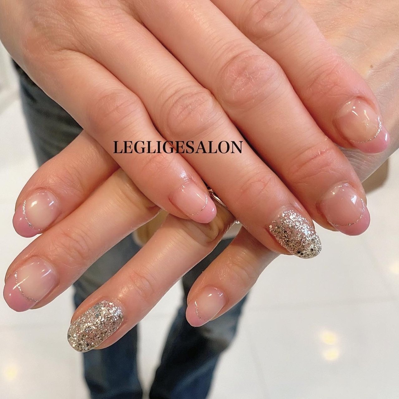 春 卒業式 入学式 ハンド フレンチ Leglige Salonのネイルデザイン No ネイルブック