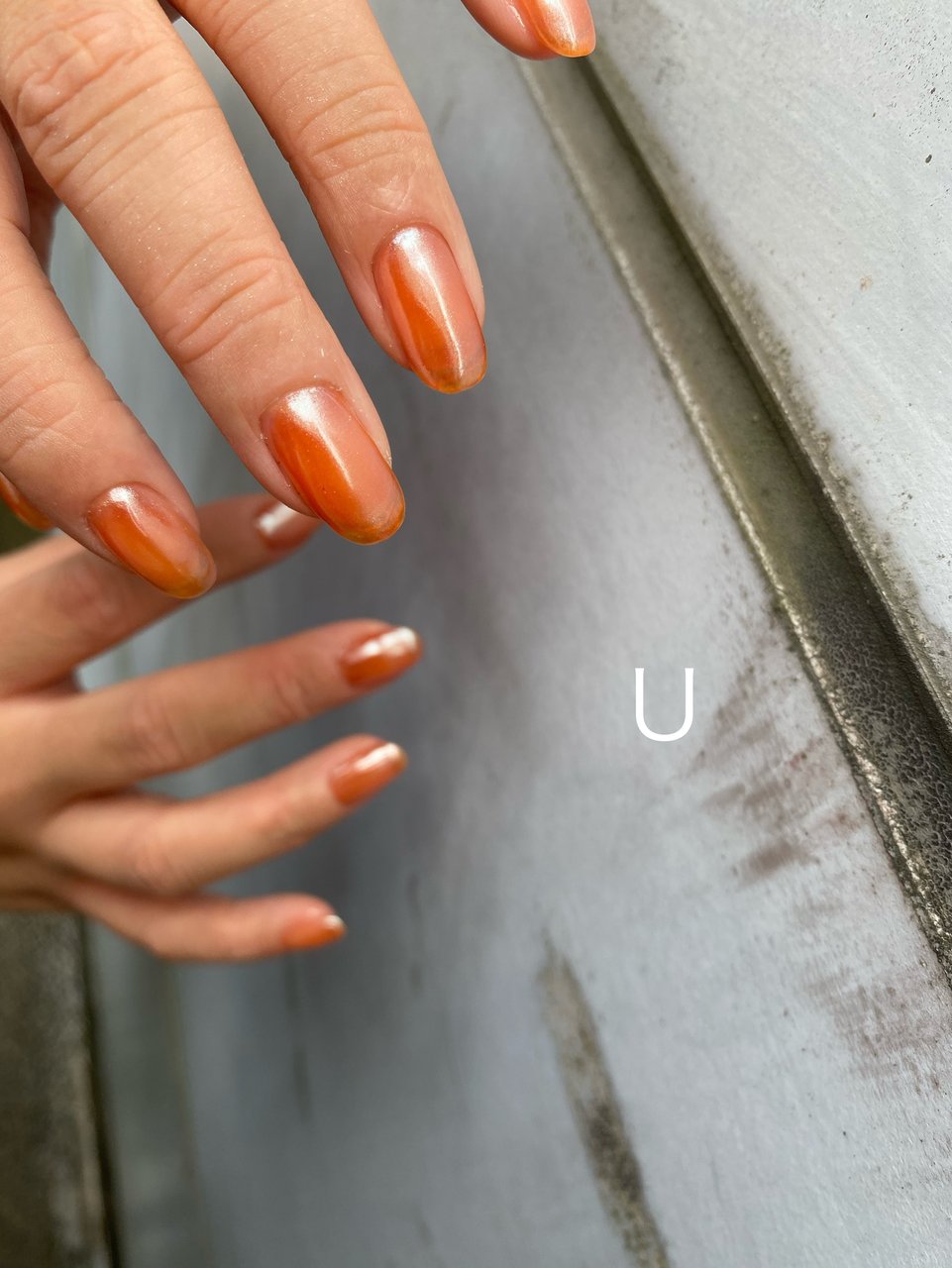 オールシーズン ハンド ワンカラー ミラー ミディアム U のネイルデザイン No ネイルブック