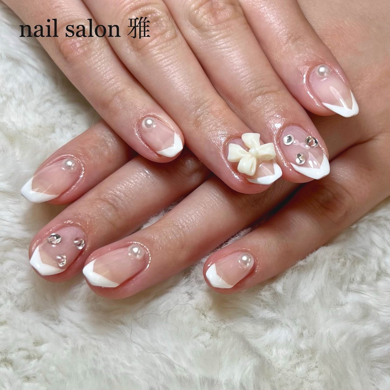 春 夏 オールシーズン 入学式 ハンド Nail Salon School 雅のネイルデザイン No ネイルブック