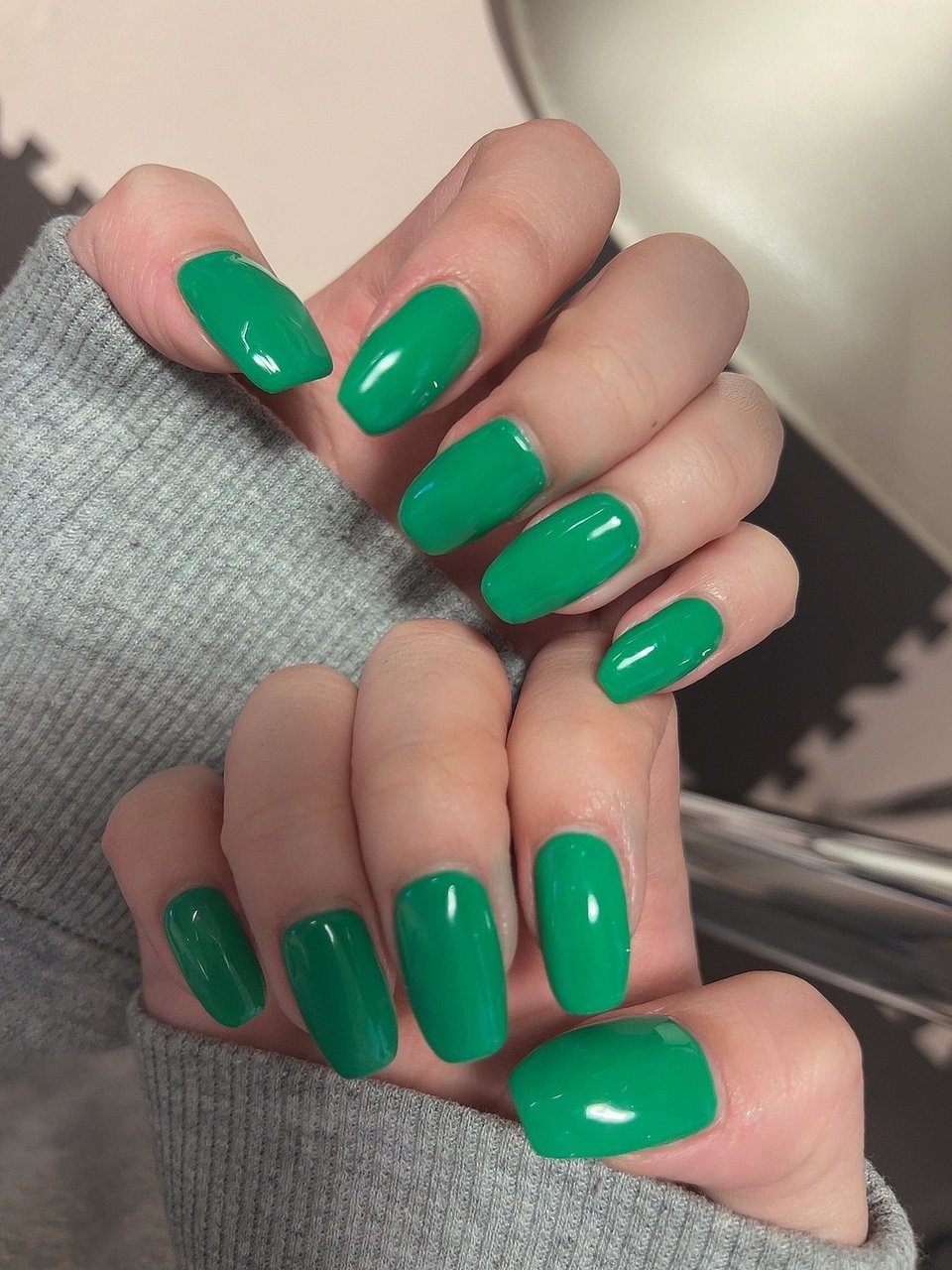 春 ハンド シンプル ワンカラー ミディアム 𝑴𝒊𝒔𝒂𝒌𝒊 のネイルデザイン No ネイルブック