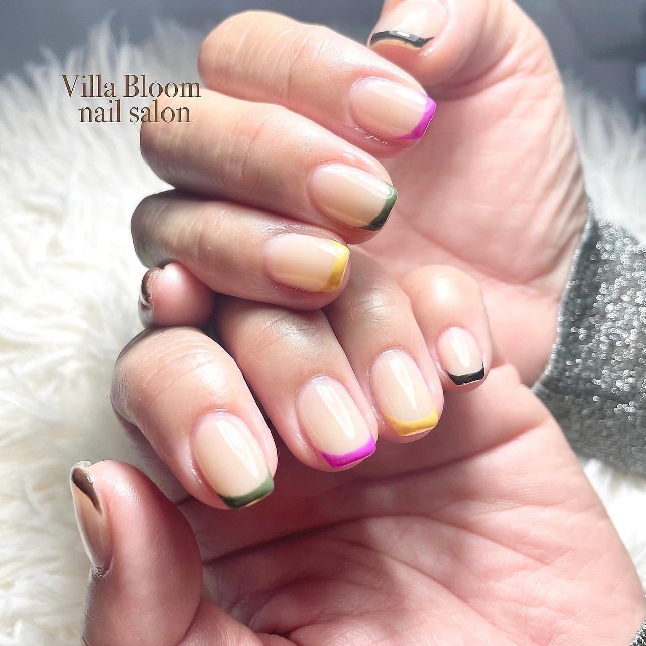 春 オールシーズン 入学式 オフィス ハンド Villa Bloom Nail Salonのネイルデザイン No ネイルブック