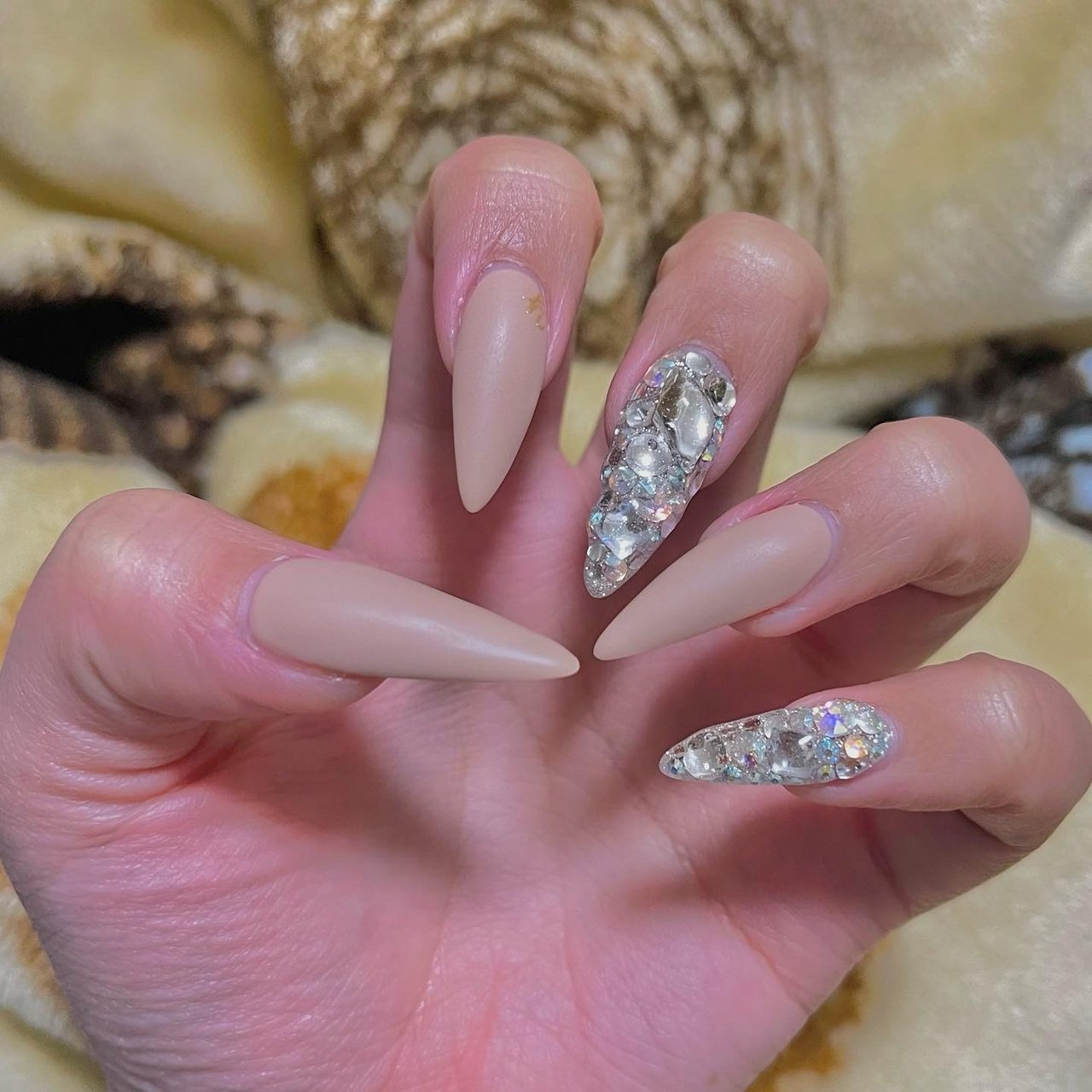 春 オールシーズン ハンド シンプル ラメ Sakura のネイルデザイン No ネイルブック