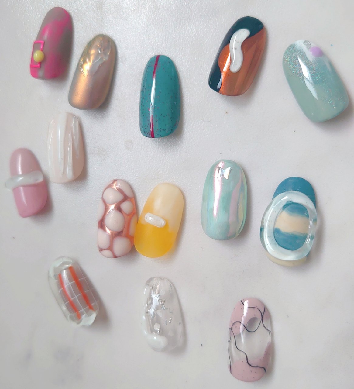 ハンド ニュアンス オーロラ ミラー ネイルチップ Toyのネイルデザイン No ネイルブック