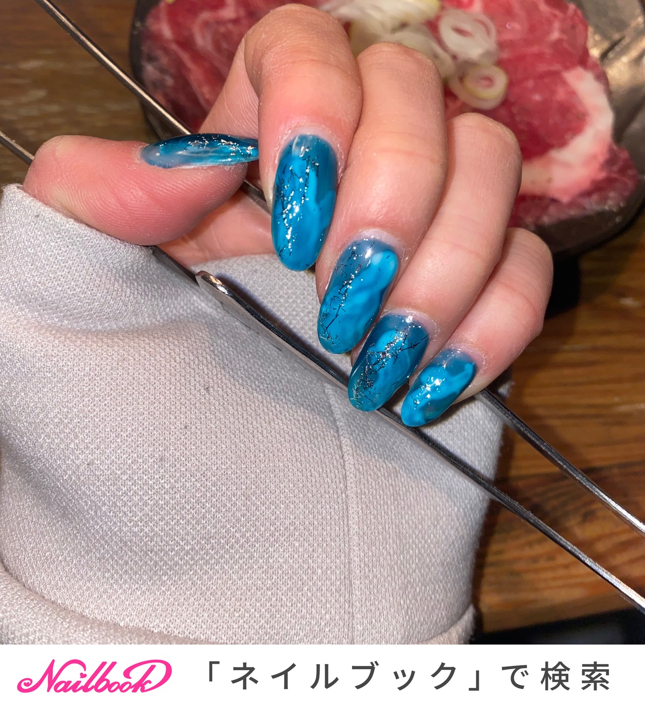 22年 新着順 ターコイズ ブルー セルフネイルのネイルデザイン ネイルブック
