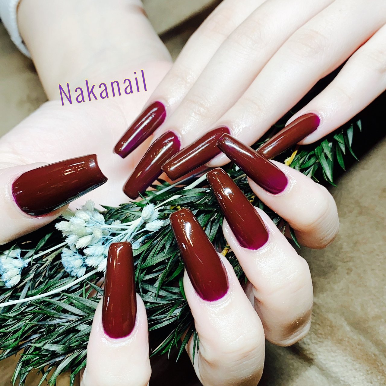 秋 冬 ハンド シンプル ワンカラー Nakanailのネイルデザイン No ネイルブック