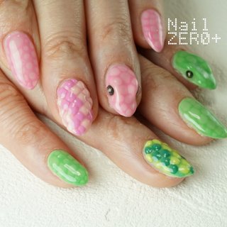 オリジナルデザイン 手作り ネイルチップ 大人 マニキュア つけ爪 立体