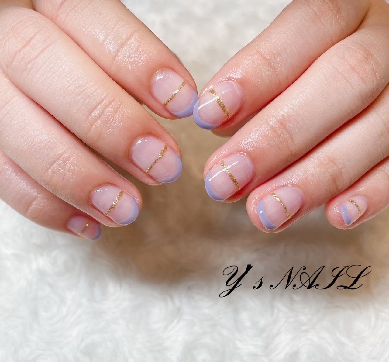 春 ハンド ジェルネイル お客様 𝚈 𝚜𝙽𝙰𝙸𝙻のネイルデザイン No ネイルブック