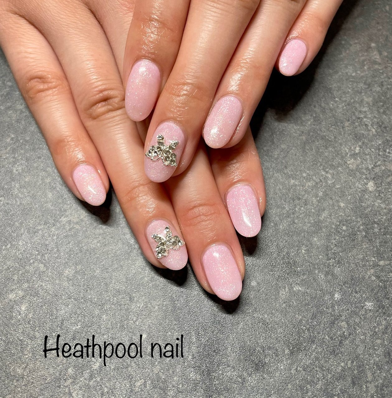 ハンド シンプル ピンク ジェルネイル Heathpoolnailのネイルデザイン No ネイルブック