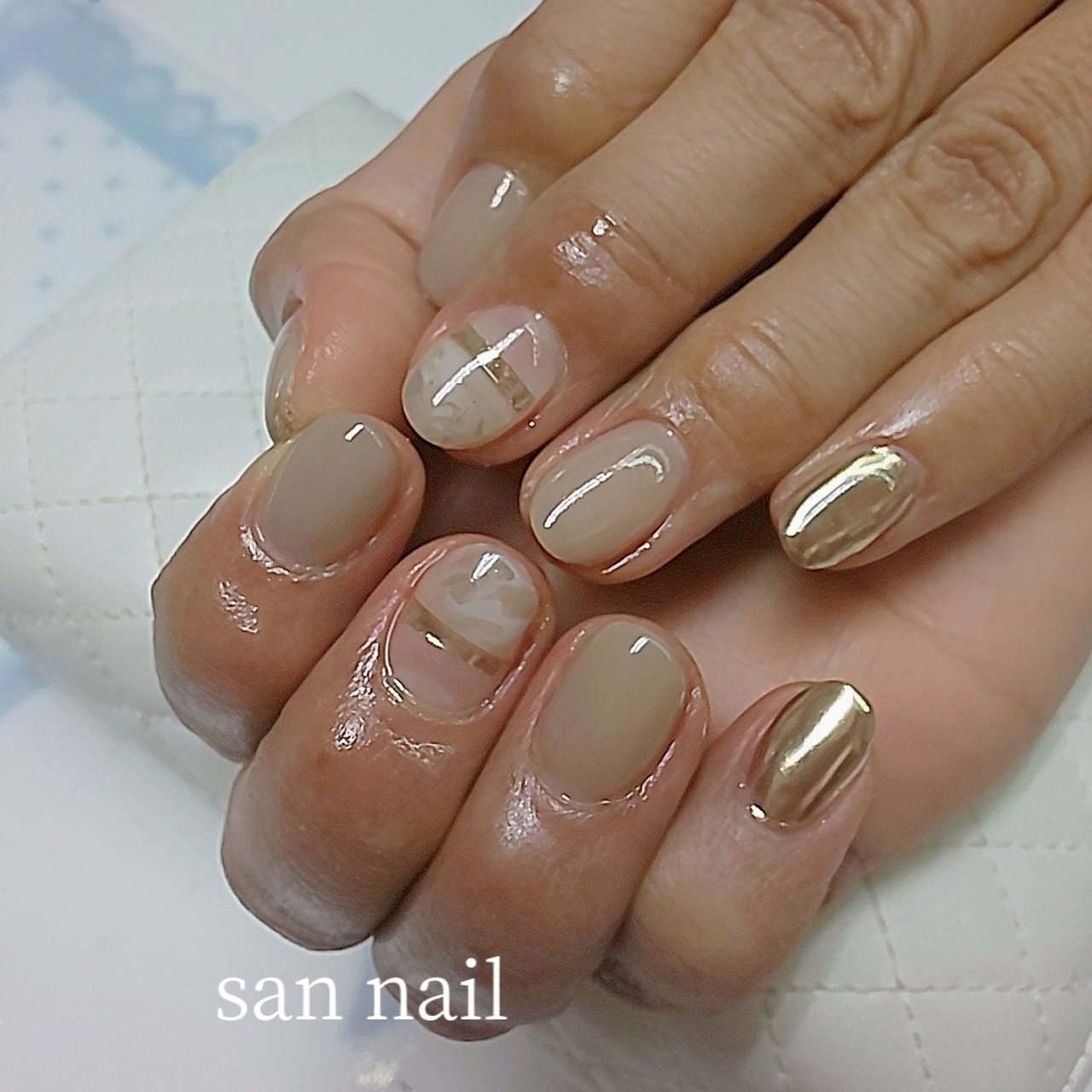 春 オールシーズン オフィス デート ハンド San Nailのネイルデザイン No ネイルブック