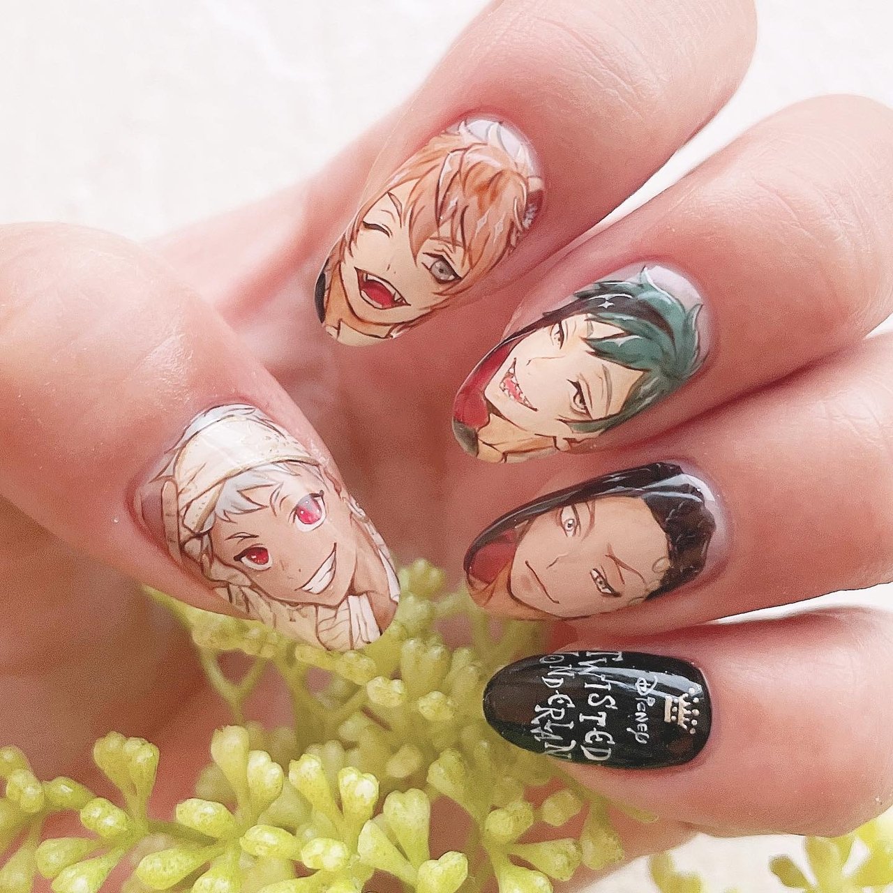 オールシーズン ハンド 痛ネイル キャラクター ミディアム Nailsalon ナシノキのネイルデザイン No ネイルブック