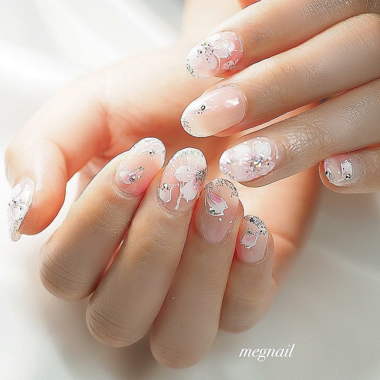 春 ブライダル デート 女子会 ハンド Megnailのネイルデザイン No ネイルブック