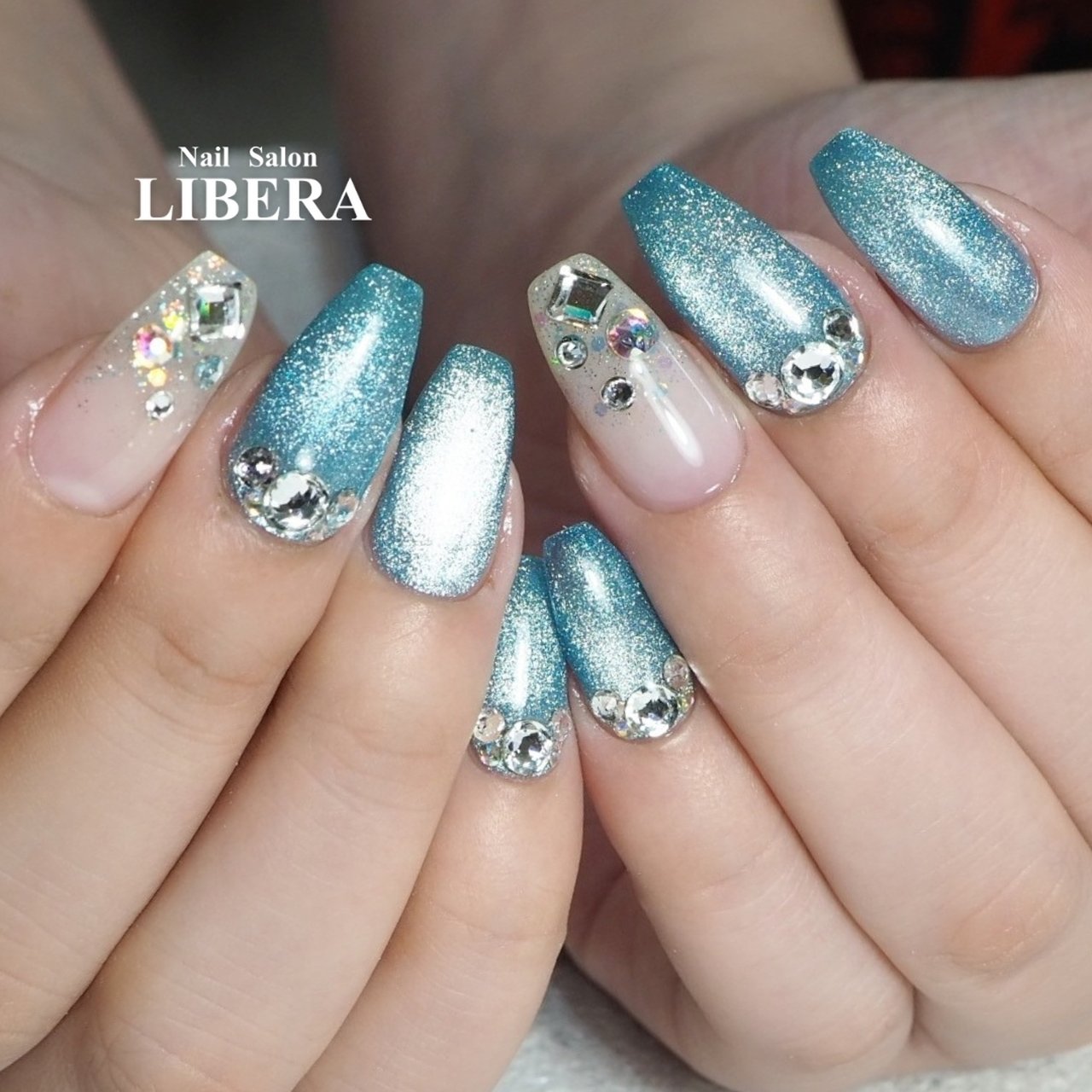 夏 冬 ブライダル パーティー ハンド Nail Salon Liberaのネイルデザイン No ネイルブック